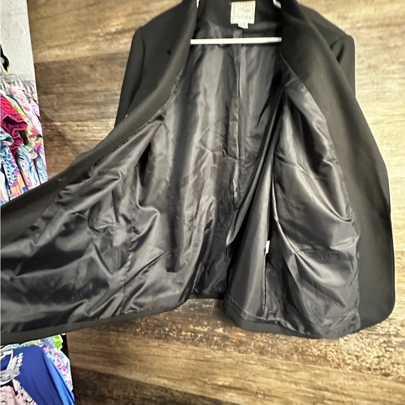 Classic COLLECTION Black Blazer Tailored Suit Jacket Women’s 22w - Picture 3 of 7